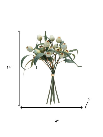 Set of Two 4" Green Artificial