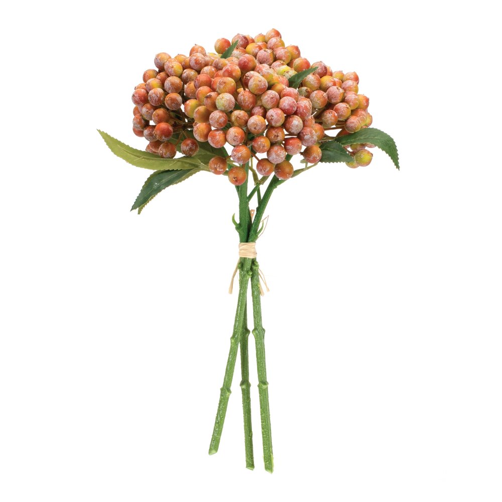 Set of Two 12" Orange Artificial