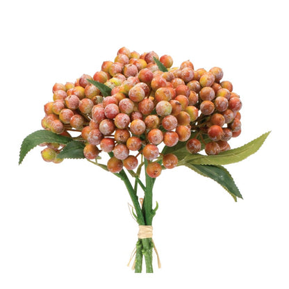 Set of Two 12" Orange Artificial