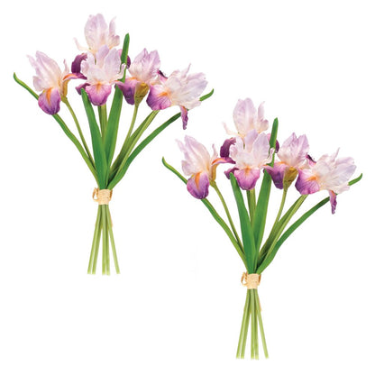 Set of Two 4" Purple Artificial