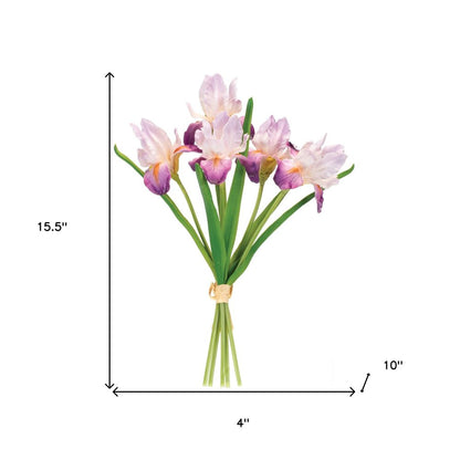 Set of Two 4" Purple Artificial
