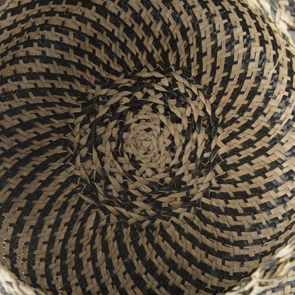 Set of Three Brown Nesting Water Hyacinth Basket