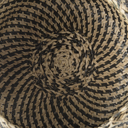Set of Three Brown Nesting Water Hyacinth Basket