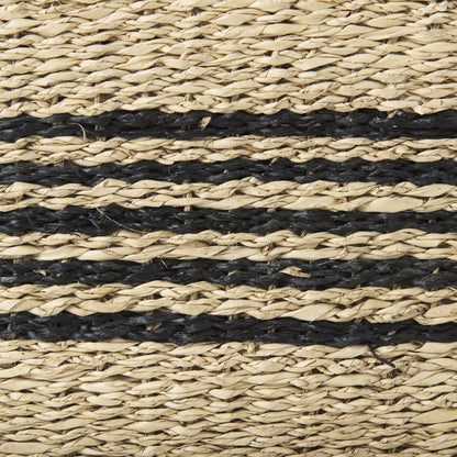 Set of Three Gray Nesting Water Hyacinth Basket