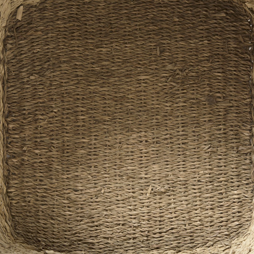 Set of Three Gray Nesting Water Hyacinth Basket