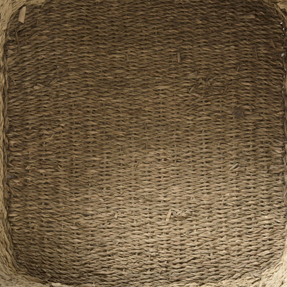 Set of Three Gray Nesting Water Hyacinth Basket