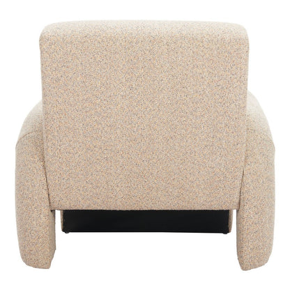 32" Beige Upholstered Arm Chair