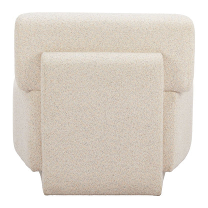 34" Beige Upholstered Side Chair