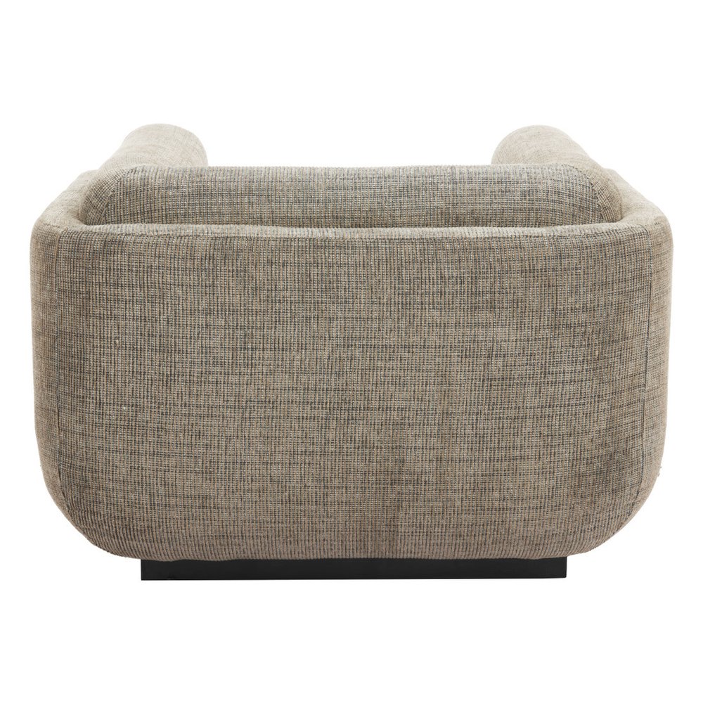 41" Green and Black Upholstered Arm Chair