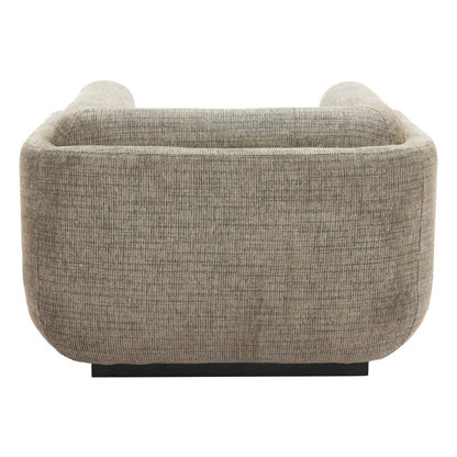 41" Green and Black Upholstered Arm Chair