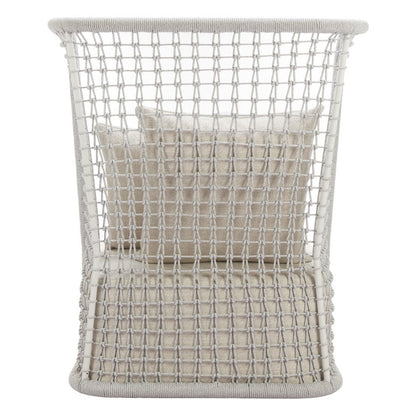 37" Beige and Black Fabric Side Chair