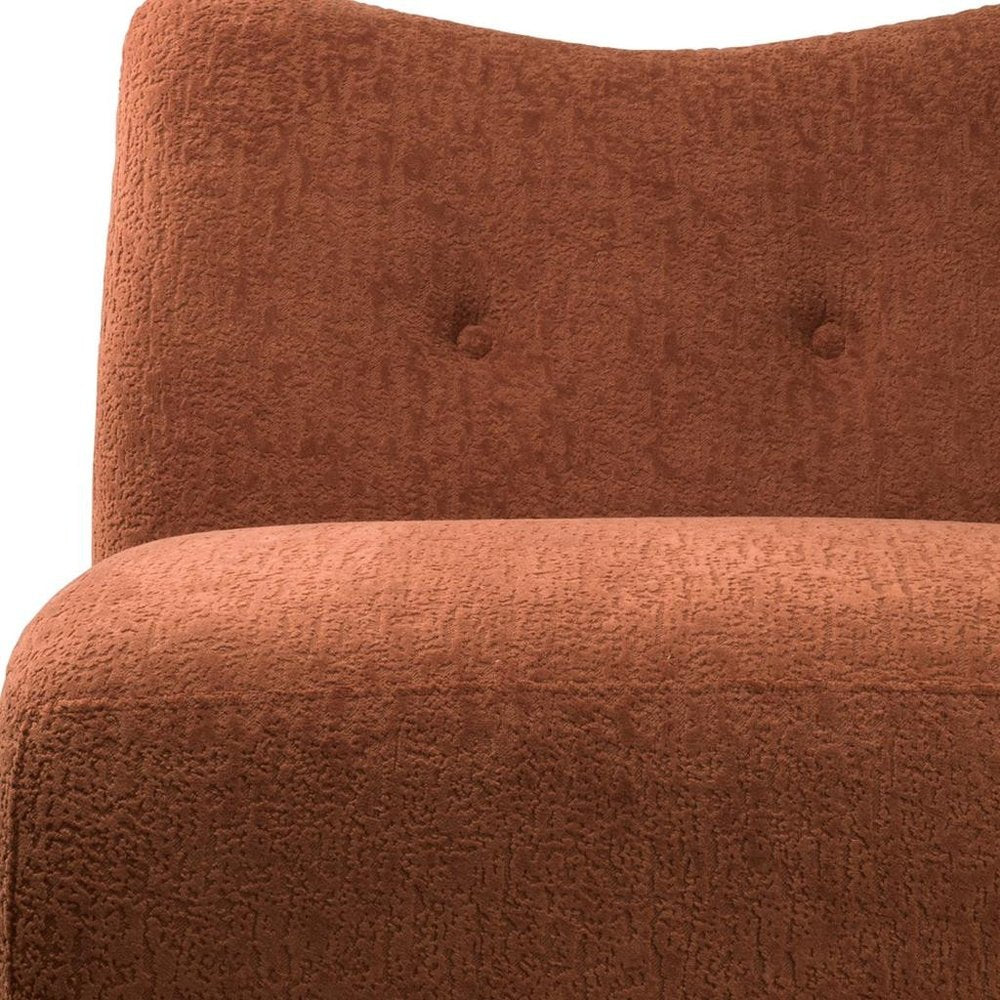 31" Green and Natural Fabric Side Chair