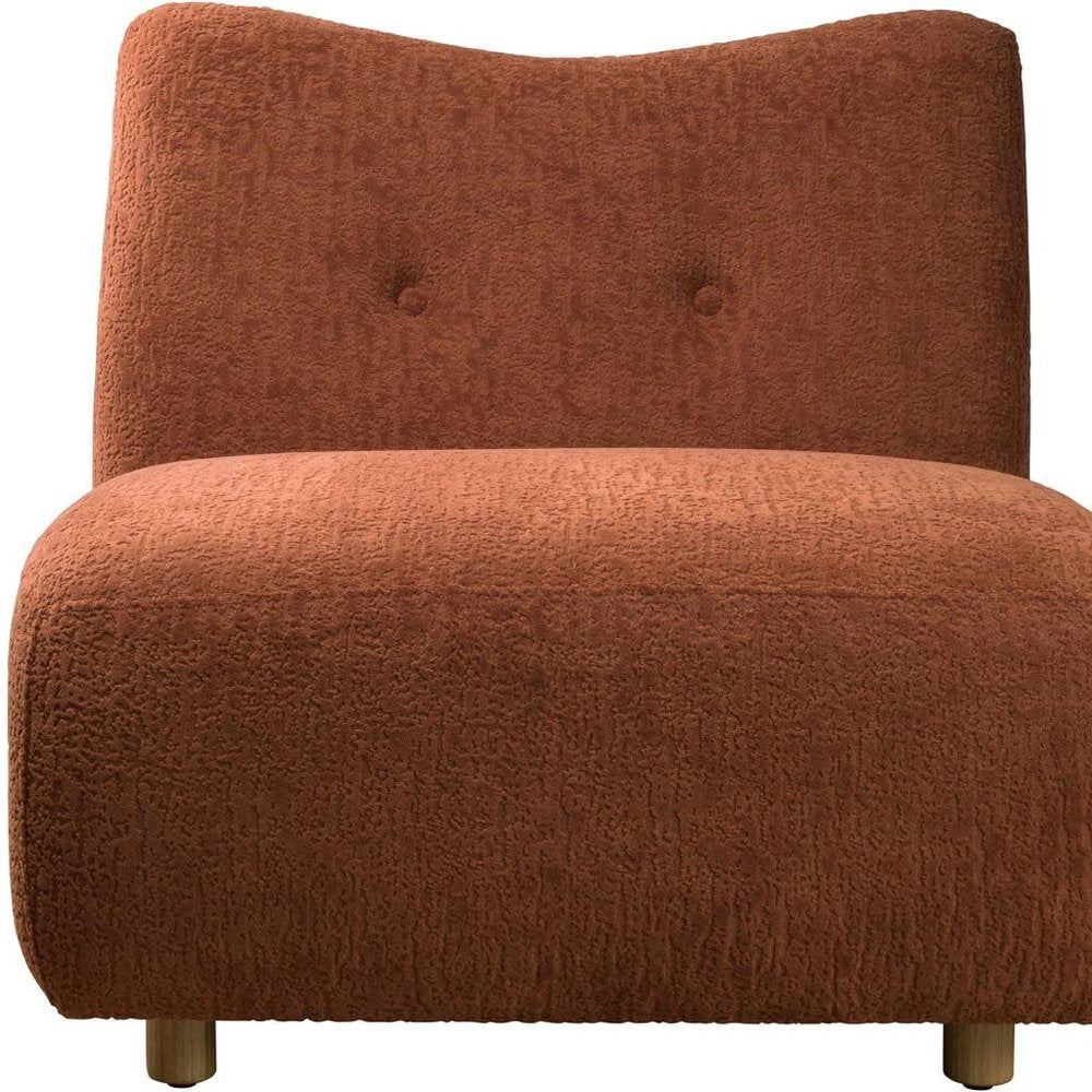 31" Green and Natural Fabric Side Chair