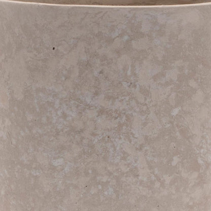 7" Beige Recycled Paper Urn Table Vase