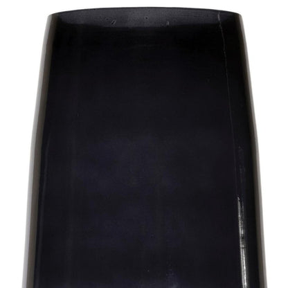 13" Blue Ombre Glass Tapered Table Vase