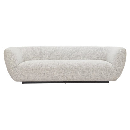 96" Gray Upholstered Sofa