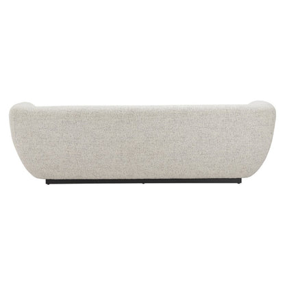 96" Gray Upholstered Sofa