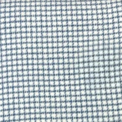 50" X 67" Cream And Denim Blue Cotton Blend Woven Plaid Throw Blanket with Fringe