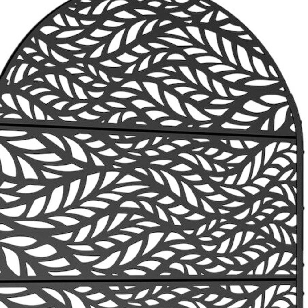 72" X 47" Black Metal Rectangular Planter Box