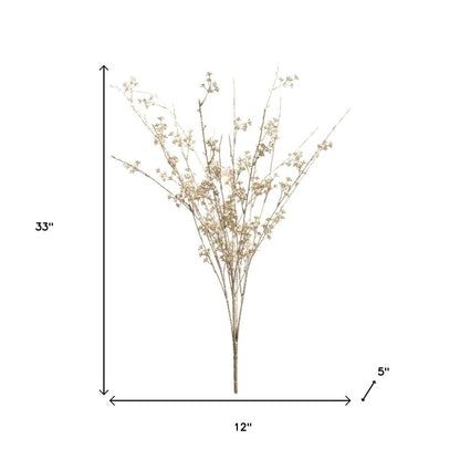 Set of Two 12" Gold Artificial