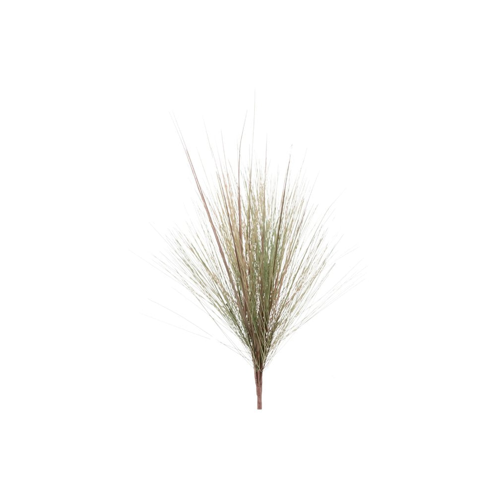 Set of Two 15" Green And Brown Artificial Foliage