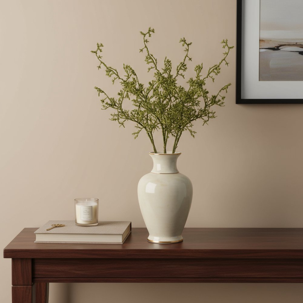Set of six 32" Green Moss Artificial Plant in a No