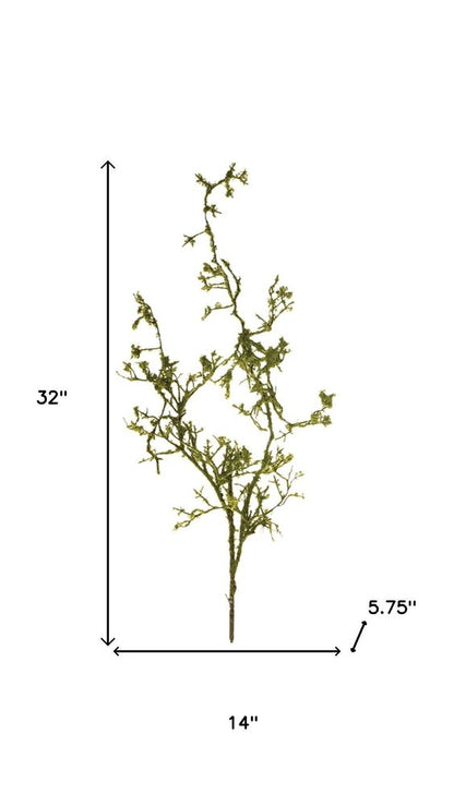 Set of six 32" Green Moss Artificial Plant in a No