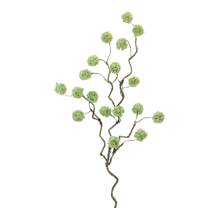 Set of Six 11" Green And Brown Artificial