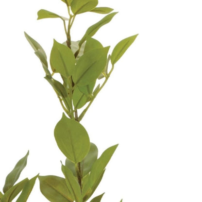 Set of Six 3" Green And Brown Artificial Foliage Tree