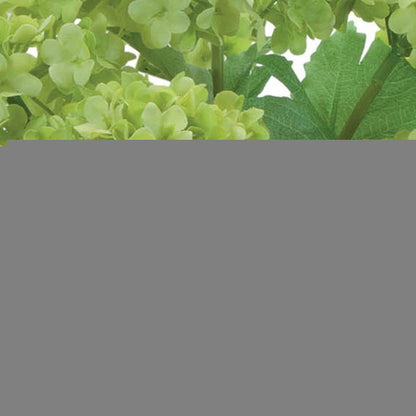 Set of Two 12" Green And Brown Artificial