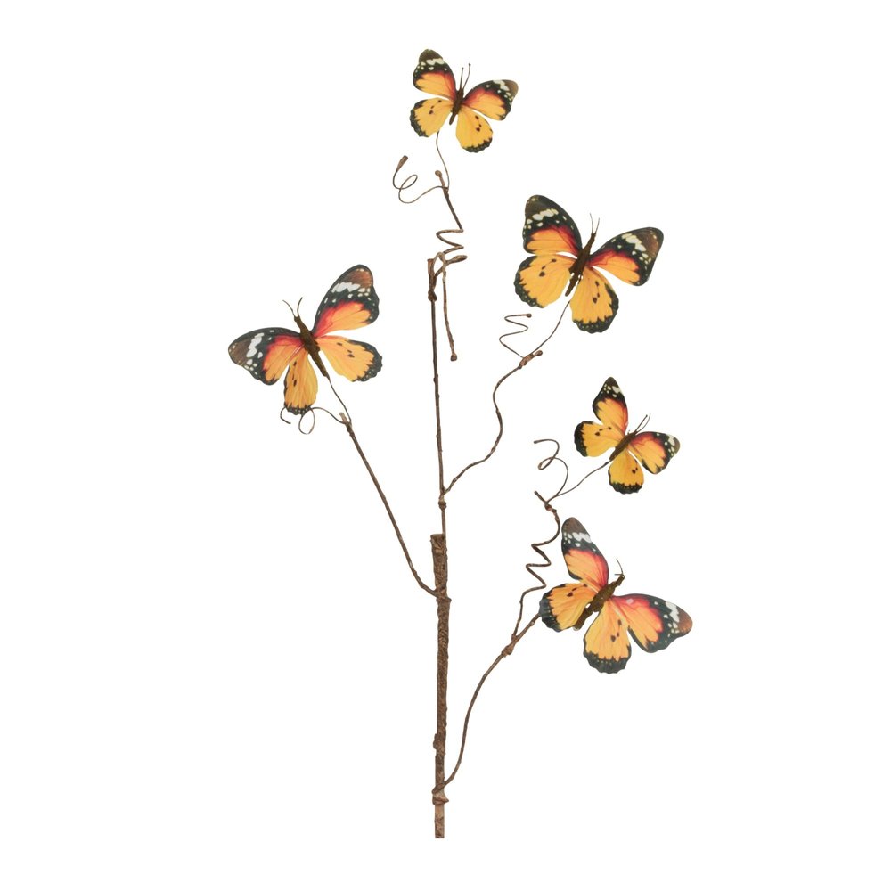 Set of Four 27" Orange Artificial