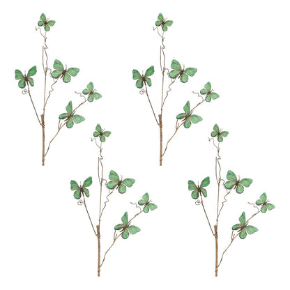 Set of Four 29" Green Artificial