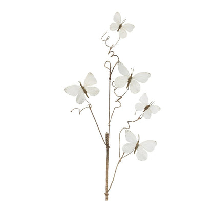 Set of Four 30" White Artificial