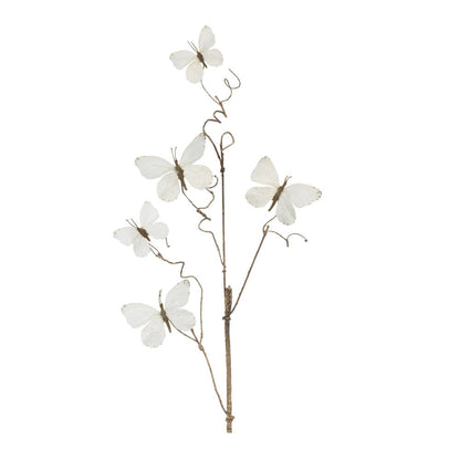 Set of Four 30" White Artificial