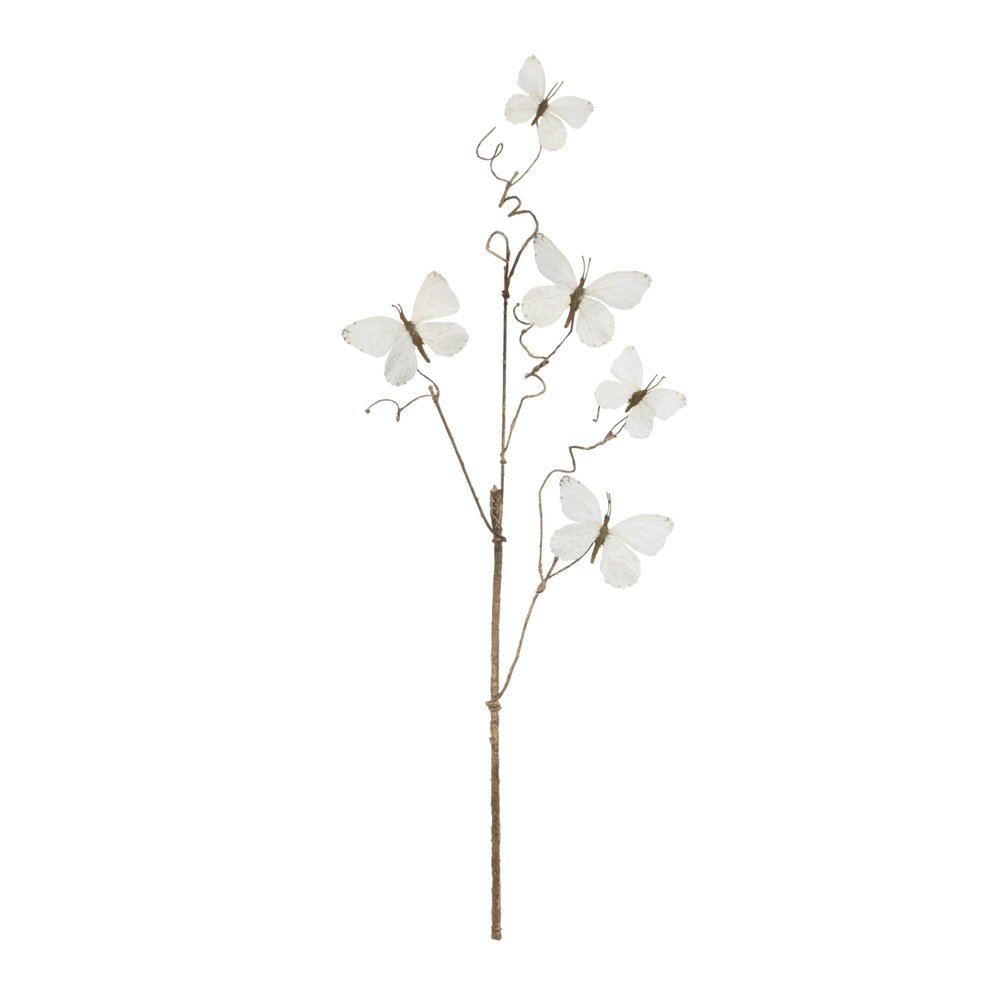 Set of Four 30" White Artificial