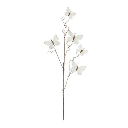 Set of Four 30" White Artificial