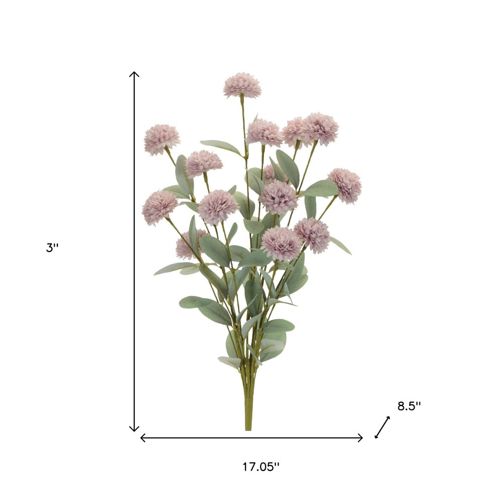 Set of four 3" Purple Artificial Plant in a No