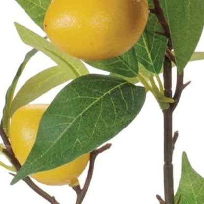 Set of six 4" Yellow Artificial Plant in a No