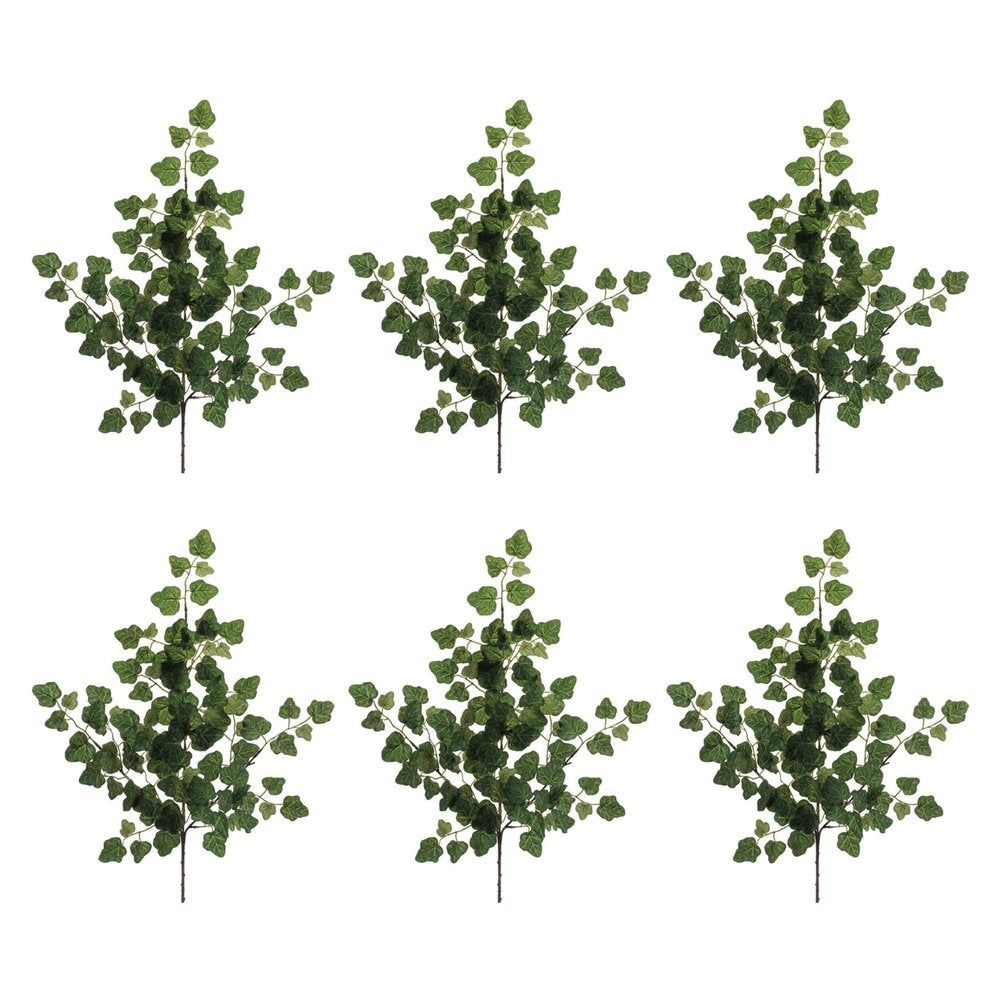 Set of Six 2" Green Artificial Foliage Tree