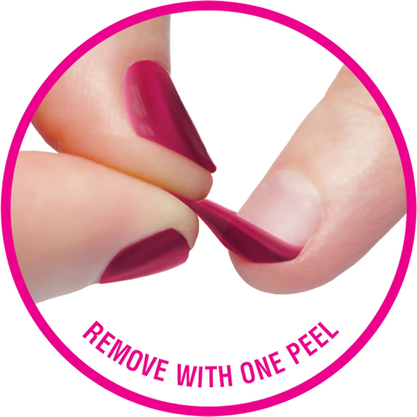 LUKKY Peel-off nail polish, set of 7 x 0.19 fl.oz.