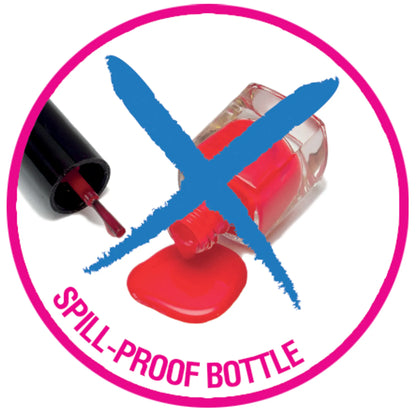 LUKKY Peel-off nail polish "Confetti" series, set of 7 x 0.19 fl.oz.