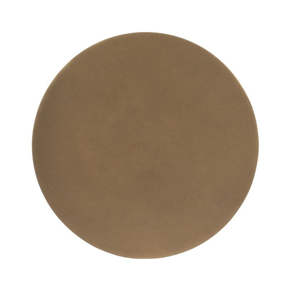 19" Bronze Aluminum Round Drink Size Pedestal End Table