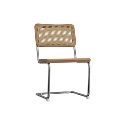 Set of Two Natural and Gray Solid Wood Dining Parsons Chairs