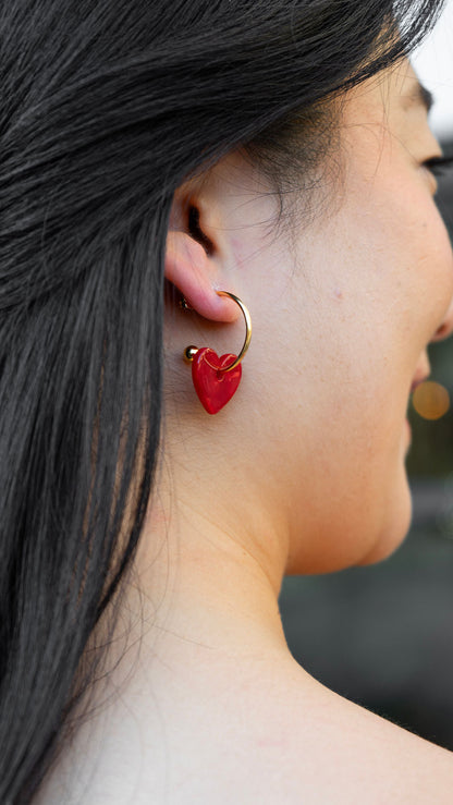 Sweetheart Hoops - Red