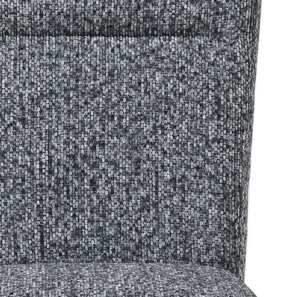 Set of Two Gray and Brown Upholstered Dining Side Chairs