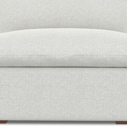 36" Gray and Brown Fabric Arm Chair