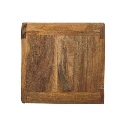 12" Oak Solid Wood One Drawer Floating Nightstand