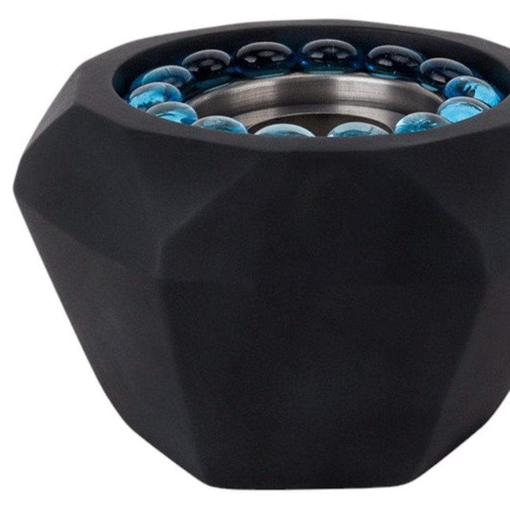 6" Black Magnesium Oxide BioEthanol Portable Firepit