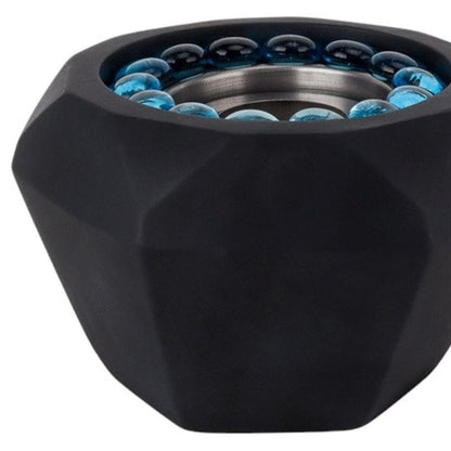 6" Black Magnesium Oxide BioEthanol Portable Firepit