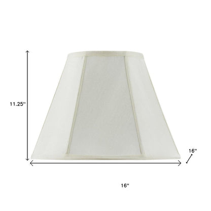 Eggshell Linen Piped Empire Lamp Shade